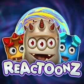 Reactoonz online game logo by Play'n GO on dreamzcasino.fi